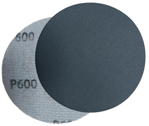 HOTCKB 60 Pièces Papier Abrasif Humide et Sec 75mm Disque à Poncer Grain 600 Auto-agrippant Rond Papier de Verre
