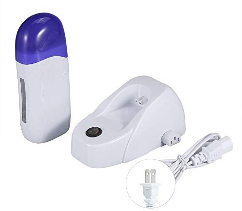 Sonew 3 Types Wax Warmer, Portable Cartridge Wax Depilatory Roller Heater, Hair Removal Machine for Body, Face, Armpits, Legs, Bikini Line, Unisex
