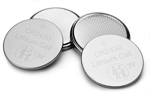 Verbatim Premium Lithium Knopfzellen CR2430 4-er Pack 3V 290mAh, Lithium-Knopfzellen-Batterien für Uhr Autoschlüssel Fernbedienung Kamera Spielzeug & Co, Knopfbatterie Lithiumbatterie