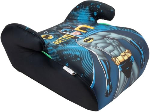 Tataway Dc Comics Batman i-Size Kindersitz/Autositz, ECE R129/03, Sitzerhöhung für Kinder 125-150 cm, Kindersitzerhöhung Ergonomisch & Leicht, Batman Grafiken, (ca. 22-36 kg) - (ca 6–12 Jahre)