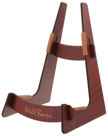 ABOOFAN Geigenständer Bodenständer Ukulelenständer L-förmig Abnehmbar Klappbarer Gitarrenständer Mit A-rahmen Ukelele Steht Auf Dem Boden Gitarrenständer Für Shop Holz Bass Werkzeug