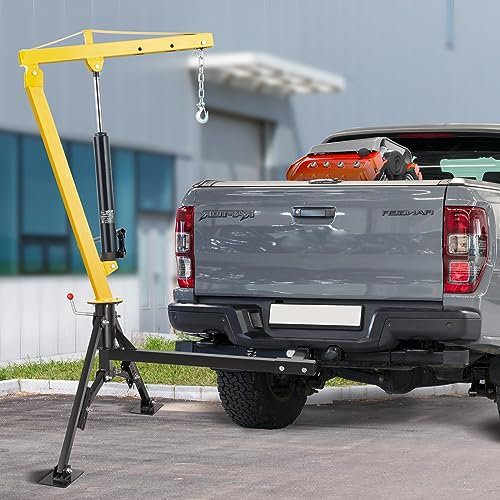 VEVOR Hydraulischer Kran für LKWs, 360 ° drehbar, Tragkraft 250 kg, Tragkraft: 250 kg, 1000 kg, Bauaufbau, Forstwirtschaft