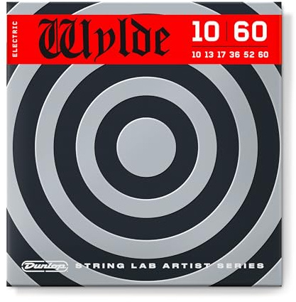DUNLOP - ZWEN1060 Zakk Wylde Signature 10-60 – Corde per Chitarra Elettrica, Nickel Plated Steel, Set 6 Corde, Tecnologia True Balance, Suono Potente per Rock e Metal