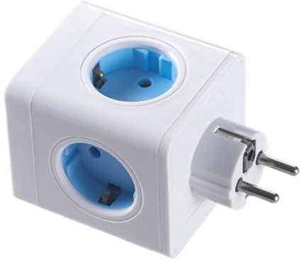Adattatore per presa elettrica | Extender di prese,Adattatore USB portatile con protezione da sovratensioni per viaggiatori