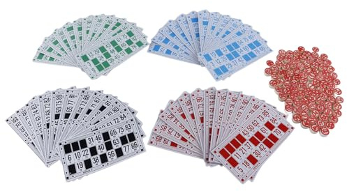 Orivin Russian Lotto Wooden Bingo Game Set Family Party Traditional with Barrels Cards Chips