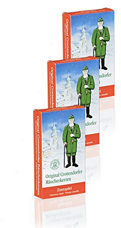 Crottendorfer Original - Pack Incienso, Conos de Incienso (24 unidades, 3 x canela)