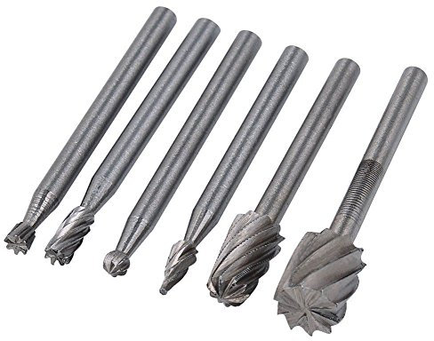 Hbaebdoo 6PCS HSS Multi Tool Routing Router Bit Cutter Attachment for