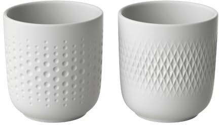Villeroy & Boch – Manufacture Kaffeebecher Weiß, Spülmaschinenfest, Mikrowellensicher, Tasse, Kaffeetasse, Trinkgeschirr, Becher, Premium Porzellan