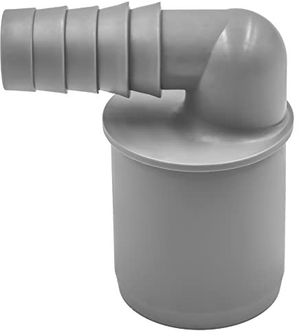 Codo 90° Ø 18–21,7 mm para tubo de evacuación – Racor compacto de polipropileno – Para lavadora y lavavajillas