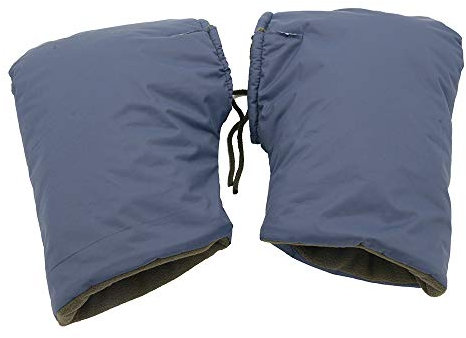 IBLUELOVER Gants de Moto Gant de Poignée Hiver épais Manchon Couvercle pour Motocyclette Vélo Cyclisme Scooter Gants Imperméable Chauffant Guidon de Protection Gant Chauds Moto Coupe-Vent