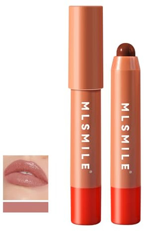 Qwesure Xixi Pflegend & Feuchtigkeitsspendend Lipgloss & Lippenstift – Leicht Auftragbarer Getönter Color Lipgloss mit 24h Langzeit-Halt, Nicht Klebend & Nicht Abfärbend #1