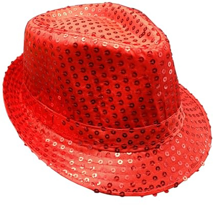 AWAVM Garçon Fille Costume Enfants Chapeau Western Jazz Dance Cap (Red)