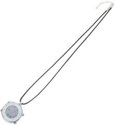 VALICLUD Orologio Da Tasca Sportivo Orologio Da Tasca Appeso Orologio Appeso Al Collo Collana Di Orologi Orologio Digitale Per Le Donne Orologi Da Tasca Da Arrampicata Lega Di Zinco Bianca