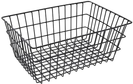 MVTEK Black, Rear Basket 50 x 50.5 x 22.5 cm for 3 Wheels Unisex Adult, One Size