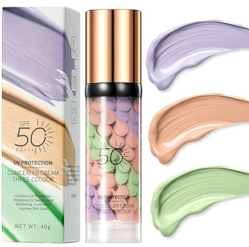 GNHG Isolation Cream,Colour Corrector Makeup Primer Base,Base De Imprimación Maquillaje Facial Para Unifica La Piel,Pore Filler Primer,Corrector Ojeras,Control De Aceite,Hidratante