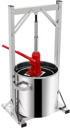 22 l fruktpress, juicepress, manuell fruktpress, bärpress, professionell apelsinpress för mycket mer färska juicer