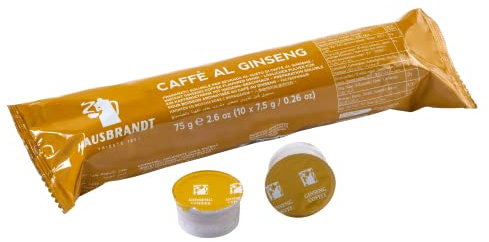 50 Capsule Hausbrandt Caffè Ginseng preparato solubile confezionato in capsule monodose