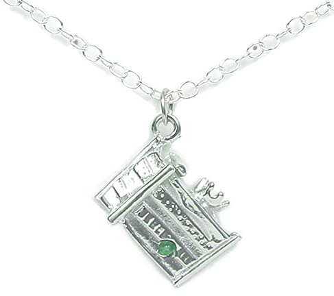 Once Upon a Mattress inspired Princess & Pea Necklace - Musical Theater Cast Gift - Handcrafted Pewter Made in USA (24 chain length)
