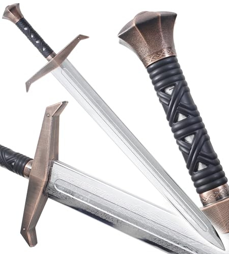 Epee Plastique Epee Excalibur en Polypropylene Argent Epee Arthur 1 Main Entrainement