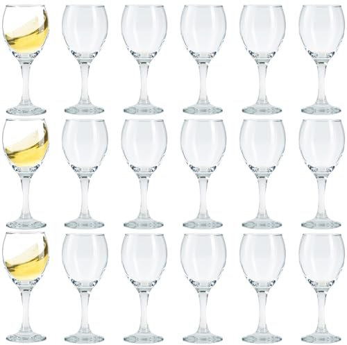 Soopiiso Limoncello - Vasos de chupito con mango, vasos de licor, copas de vino de Oporto, 85 ml/8,5 cl (18 unidades)