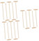 TOYANDONA 3sets Garden Accessories Mini Rake Tool Tray Tools Small Hand Rake for Desktop Zen Garden Miniature Decoration 5pcs*3
