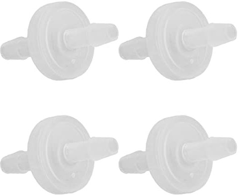 AUNMAS 12PCS Aquarium Check Valve Oil Resistant Valve for Fish Tank Industry (4mm)