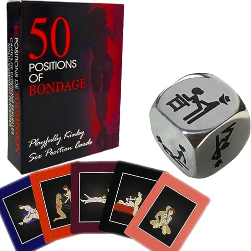 Sinorichh Juegos de Cartas para Parejas - 50 posturas - Citas y Juegos de Cartas nocturnas - Regalos para Adultos