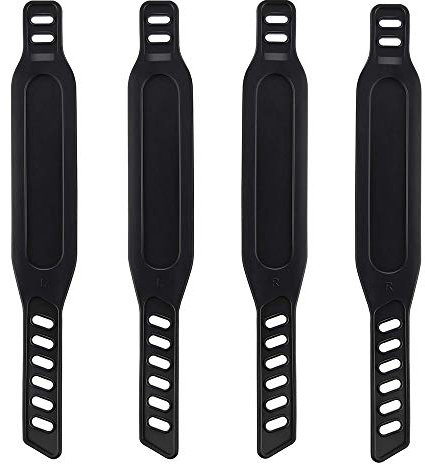 4 Stücke Heimtrainer Pedal Straps, Heavy Duty Einstellbare Länge Universal Pedal Strap Passt Die Meisten Fahrradpedale Heimtrainer Fahrrad Zyklus Für Zuhause oder Fitnessstudio (4 PCS)