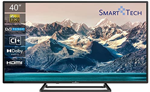 Smart Tech 40FN10T3 Full HD LED TV 40 Pouces (101cm) Triple Tuner Dolby Audio H.265 3xHDMI, 2xUSB