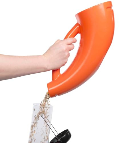 Jacobi Jayne® SuperScoop™ Bird Seed Scoop - scoop, carry & pour without spilling - perfect for filling your bird feeders with bird food - also makes a great pet food scoop - easy to use