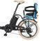 HINOPY - Kinderfahrradsitz, Kindersitz Fahrrad Hinten Sicherheits-Kindersitz Fahrradkindersitze mit Pedal, Armlehne und Sicherheitsbügel - bis 30 kg für Familienräder, Citybikes, Mountainbikes (Blau)