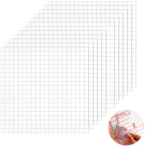 Dongnesi 4800Pcs Sticky Foam Pads, 5mm Adhesive 3D Foam Pads, Double Sided Sticky Pad Scrapbook, Card Making Supplies Glutinous Dots Double Sided Pad for Crafts, Party, Wedding, DIY Art (12 Sheets)