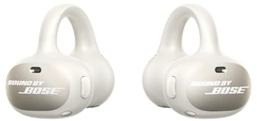Baseus Inspire XC1 Auriculares Open-Ear, Sound by Bose, Cloud Comfort, con Dolby Audio | Hi-Res | Unidad híbrida de 2 vías | Tweeter Knowles BA, autonomía de 40 h, IP66, Blanco Estelar