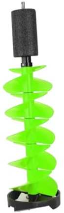 SheerFaring Taladro de Hielo para Actividades de Pesca Fluvial, 75 Cm Verde