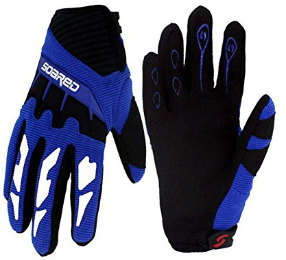 Gtopart 50g Gants Cycliste Enfant VTT Bicyclette, Léger, Aéré, pour Escalade, Randonnée, Skateboard (Bleu, S)