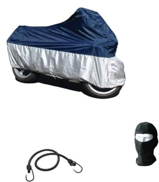 COMPATIBILE CON PIAGGIO X9 500 TELO COPRIMOTO COPRISCOOTER IMPERMEABILE COVER IN NYLON UNIVERSALE PER SCOOTER MOTO MAXISCOOTER TAGLIA XL 246X105X127CM COPERTURA ANTIPIOGGIA