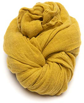 LinenMe Cheche Femme et Homme, Écharpe, Foulard, Chale - 100% Lin - Pour l'été, la plage, léger, respirant - Garza