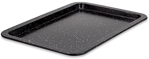 NAVA Backblech | Bratpfanne | Pizzablech mit Granitbeschichtung NATURE 43,5 cm