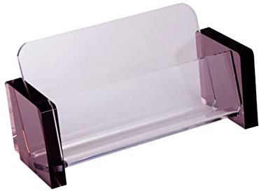 CAXUSD 1stücke Multifunktionaler Visitenkartenhalter Kreativer Teefarbe Eleganter Display-ständer Für Büro Und Home-office Für Geschäftskarten Und Notizen Langlebig Und