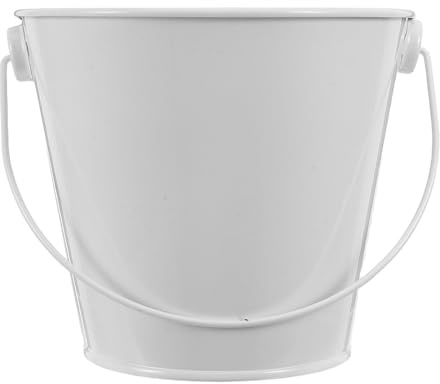 SUPVOX Secchio per Grasso Barbecue da Esterno in Metallo Nero 8x10,5x12 Cm con Manico Rimovibile, Contenitore Raccogli Olio per Grigliate, Accessorio Stabile e Facile da Pulire per