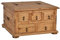 MiaMöbel Truhentisch Mexico 81x47x81 cm Mexico Möbel Landhausstil Massivholz Pinie Honig