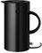 Stelton Wasserkocher EM77 - Elektrischer Kocher, Wasserkessel, Teekanne - Schnell kochend, niedriger Energieverbrauch, entnehmbarer Kalkfilter, Sicherheitsschalter - 1,5 Liter, Schwarz, EU-Stecker