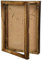 LucroTo Holz 3D-Bilderrahmen zum Befüllen Braun (24 x 32,7 x 5,7 cm) I Vielseitige Verwendung als Geldgeschenk oder Hochzeitsgeschenk incl. Accessoires