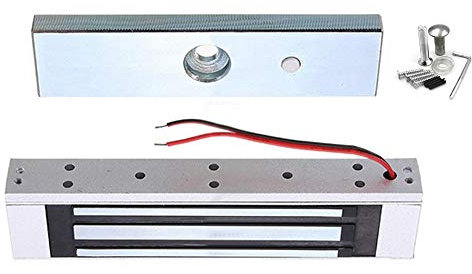YANGHX 350Lbs(180KG) Holding Force Electromagnet Magnetic Electric Lock 12V Singe Door Access Control System