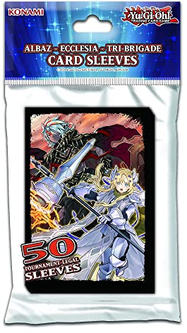Yu-Gi-Oh! TRADING CARD GAME Albaz-Ecclesia-Tri-Brigade Kartenhüllen, Mehrfarbig