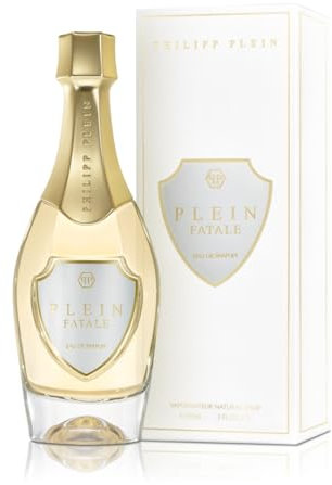 Philipp Plein – Eau de Parfum Plein Fatale 90 ml – Profumo Donna – Note Floreali Gourmand – Una Celebrazione della Femminilità e Sensualità – Elegante Flacone in Vetro Trasparente