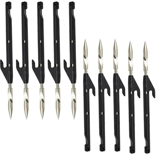 SUFFUSE 10 pcs, Fish Darts for Slingshot Rifles, Fish Arrows for Outdoor Shooting of Fish, Slingshot Accessories (Only Fish Arrows)