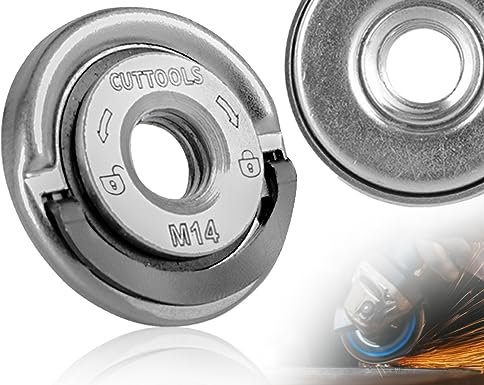 KAPSING écrou à dégagement rapide M14, pour meuleuse d'angle, écrous à dégagement rapide accessoires de meuleuse d'angle