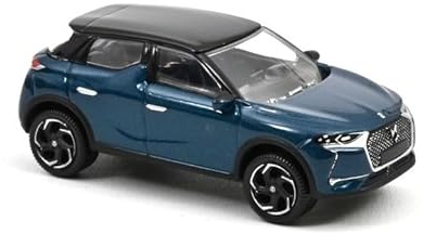 OPO 10 - Auto in Miniatura Compatibile con DS3 Crossback Scala 1:64 3 Pollici 7,5 cm Norev - Blu 019712