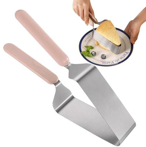 Divisore per Fetta per Torta Inox - Strumento per Morsetto a Triangolo Regolabile | Dispositivo per Servizio di Pasticceria, Uso di Eventi a Casa con Panetteria per Tagliare Torte